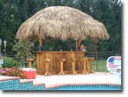 Building a tiki bar with tiki stools